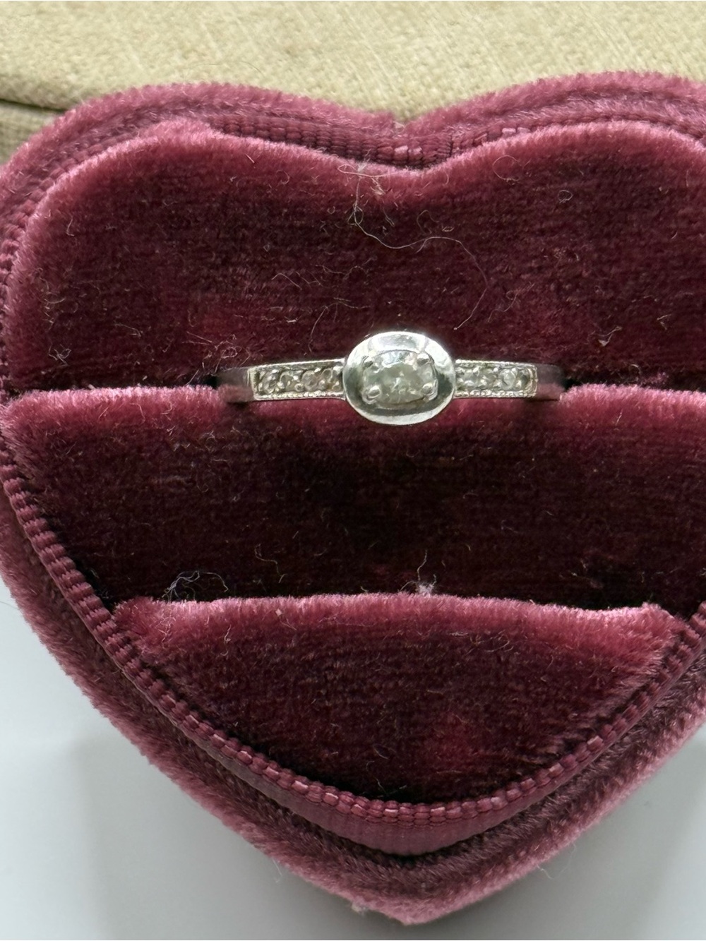 Sterling Silver RSC White CZ Accent Oval Cocktail Ring